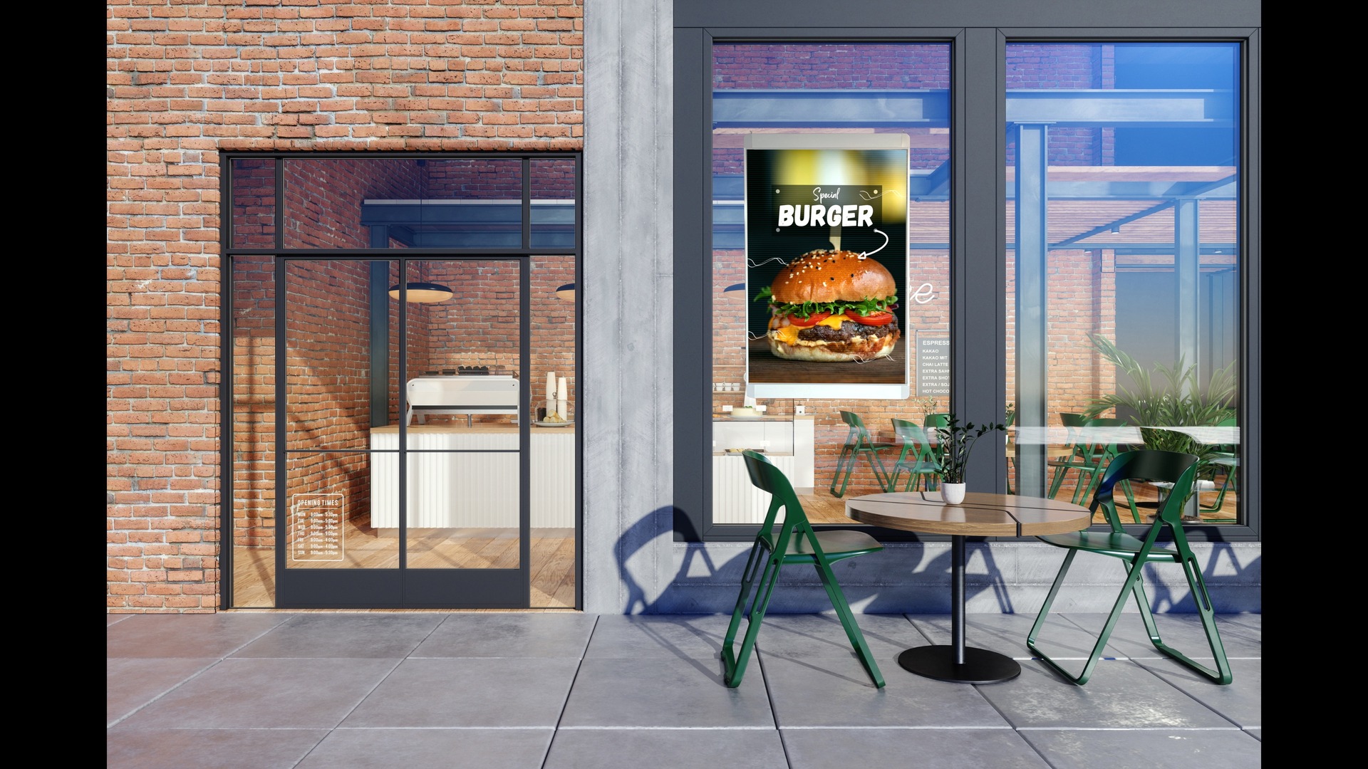 Storefront transparent LED window display at 8,000 Nits PixaClear LED peak daylight brightness