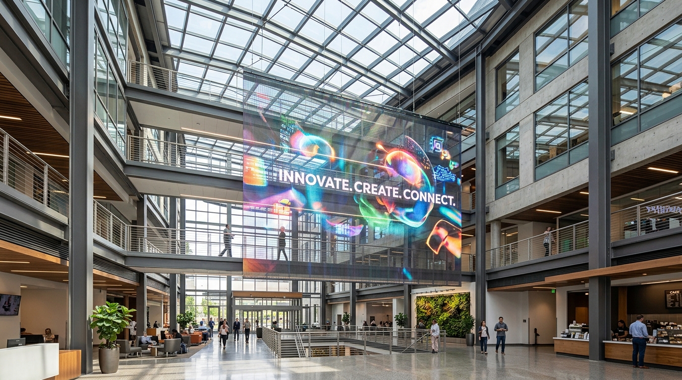 Poster Series transparent LED display