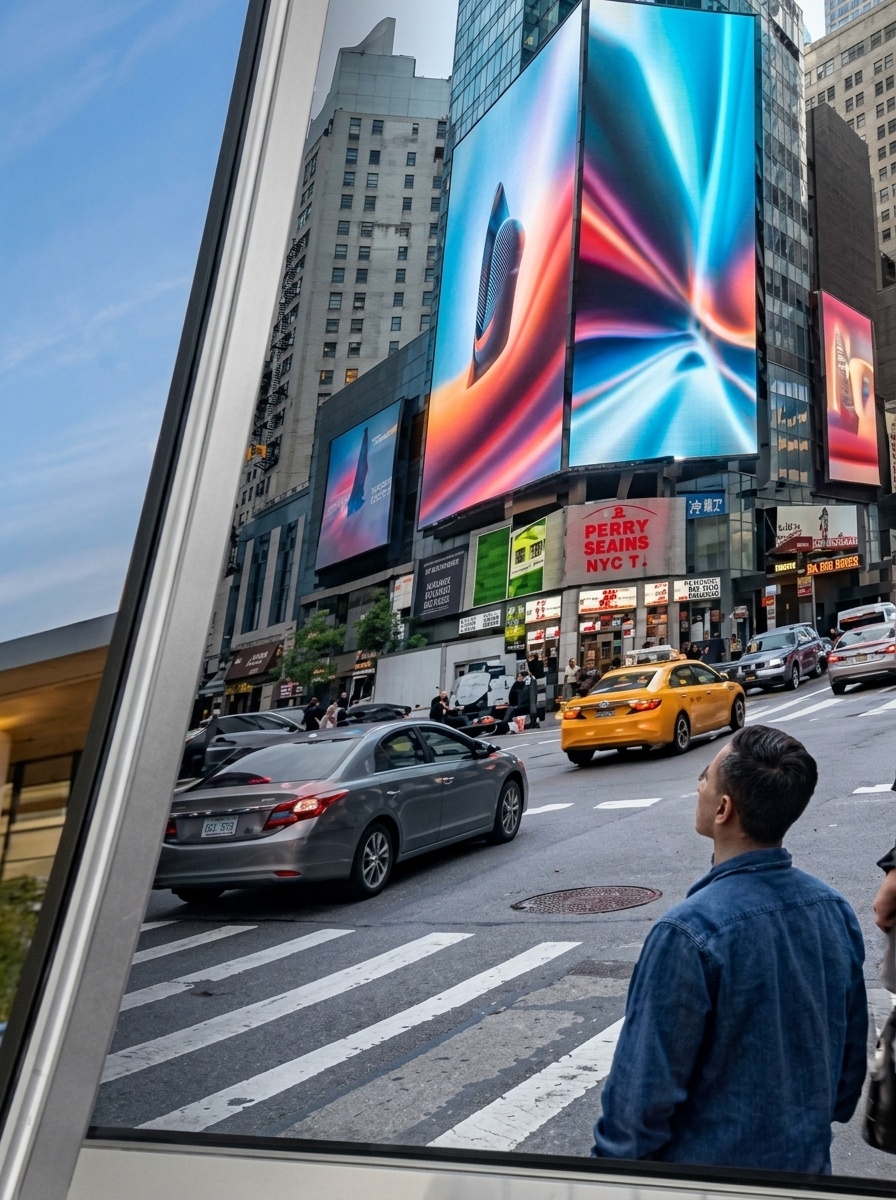 Metropolitan 3D Corner DOOH Digital Billboard