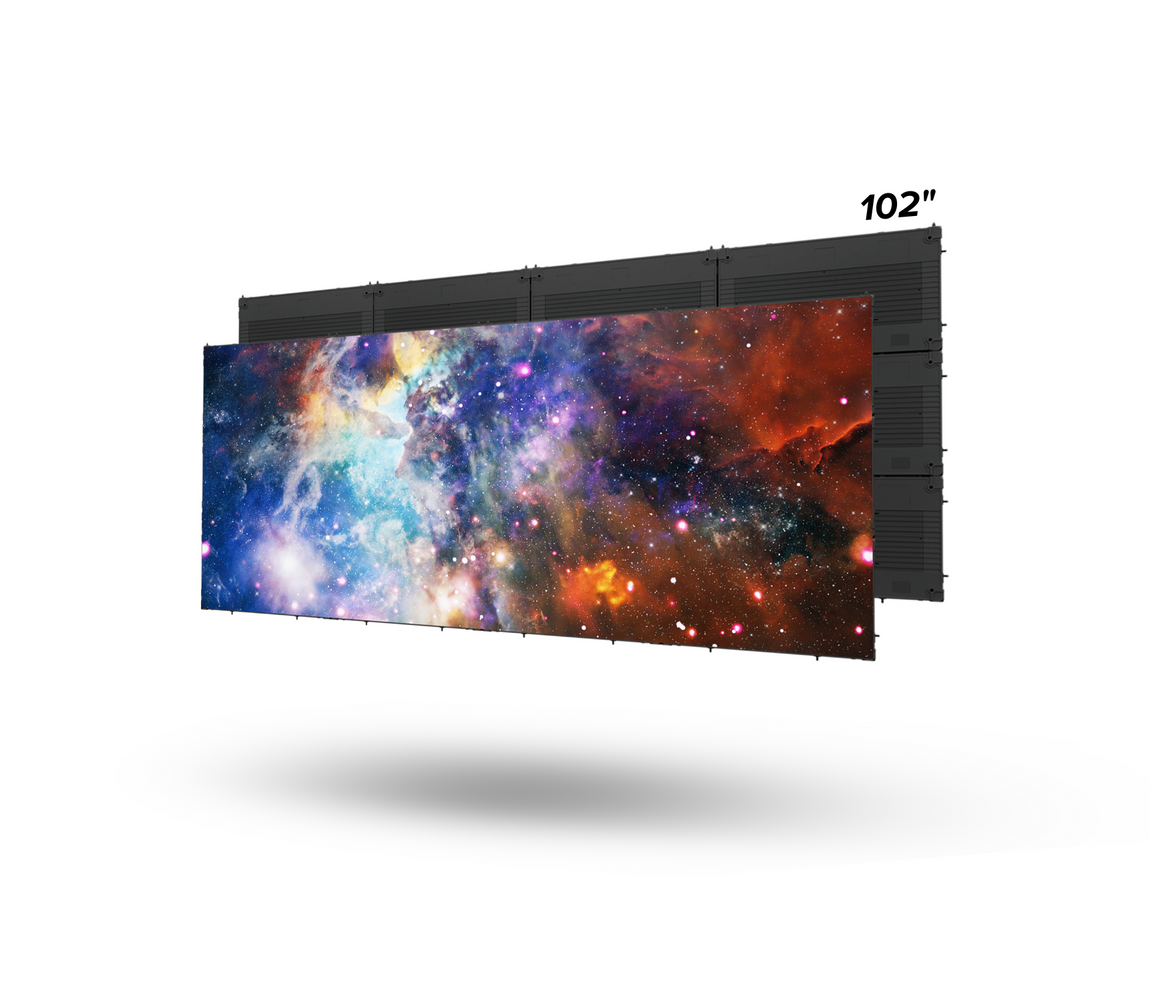 102-inch 21:9 panoramic modular LED video wall display