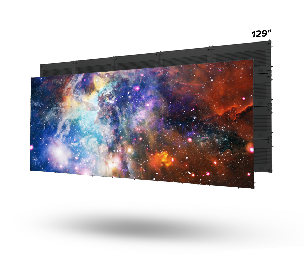 129-inch 21:9 panoramic modular LED video wall display